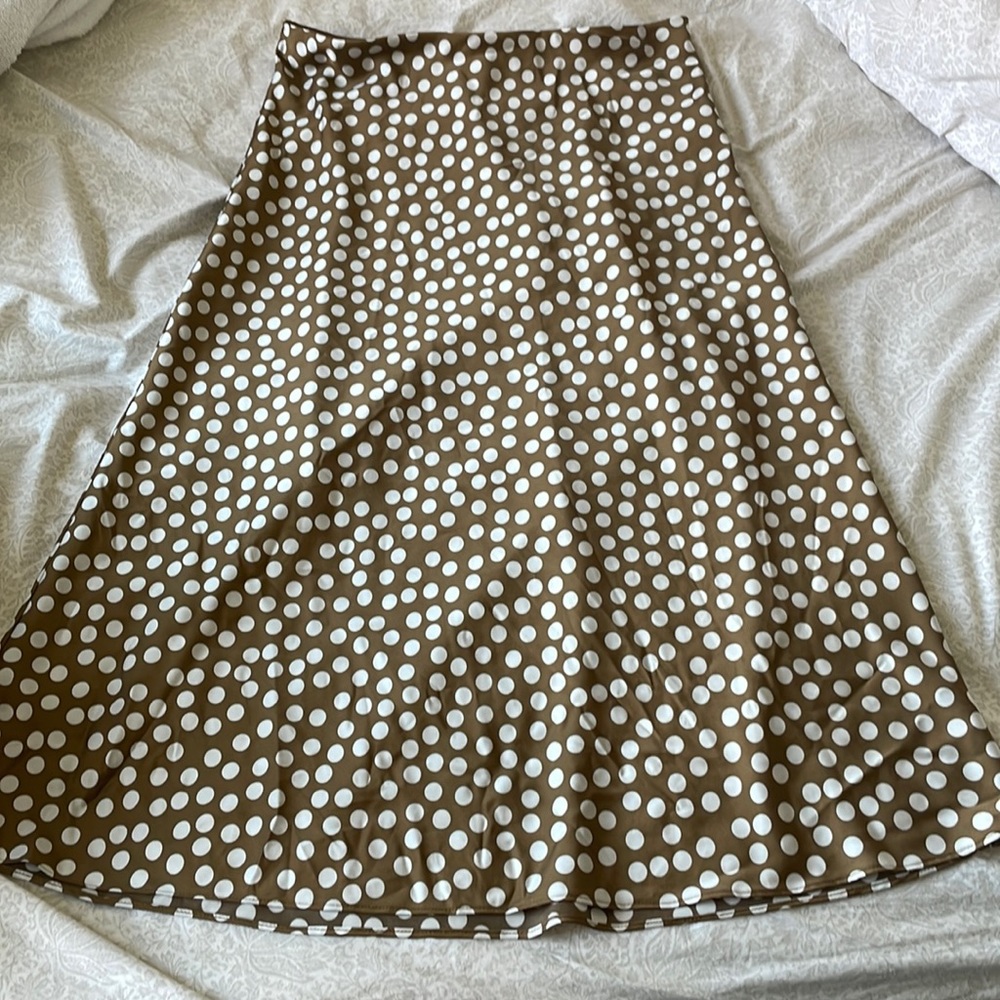 Jcrew silk slip skirt